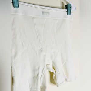 SKIMS Cotton Ribbed Boxer Shorts